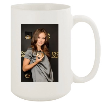 Olivia Wilde 15oz White Mug