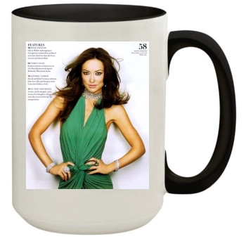 Olivia Wilde 15oz Colored Inner & Handle Mug