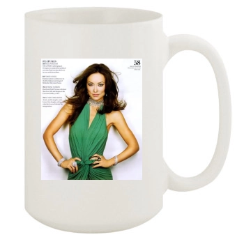 Olivia Wilde 15oz White Mug