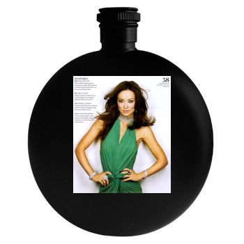 Olivia Wilde Round Flask