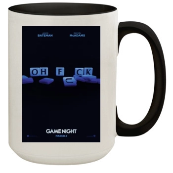 Game Night (2018) 15oz Colored Inner & Handle Mug