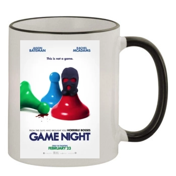 Game Night (2018) 11oz Colored Rim & Handle Mug