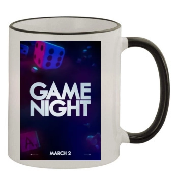 Game Night (2018) 11oz Colored Rim & Handle Mug