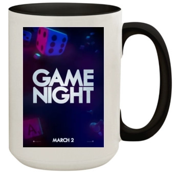 Game Night (2018) 15oz Colored Inner & Handle Mug