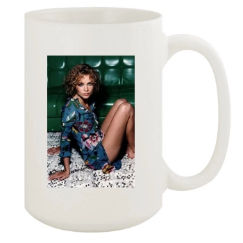 Saffron Burrows 15oz White Mug