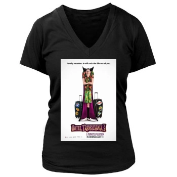 Hotel Transylvania 3 Summer Vacation (2018) Women's Deep V-Neck TShirt