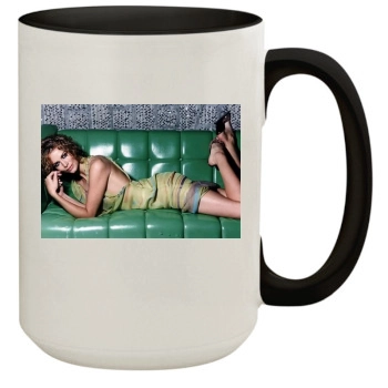 Saffron Burrows 15oz Colored Inner & Handle Mug