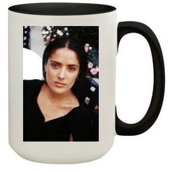 Salma Hayek 15oz Colored Inner & Handle Mug