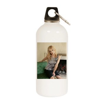 Sarah Michelle Gellar White Water Bottle With Carabiner