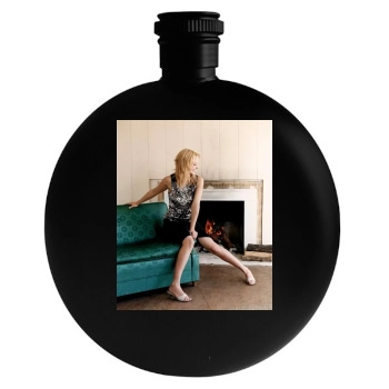 Sarah Michelle Gellar Round Flask