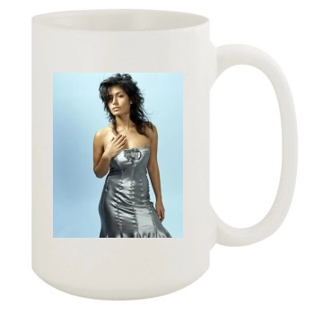 Sarah Shahi 15oz White Mug