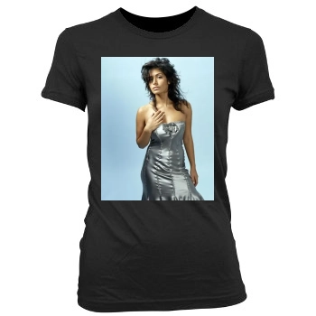 Sarah Shahi Women's Junior Cut Crewneck T-Shirt