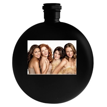 Scarlett Johansson Round Flask