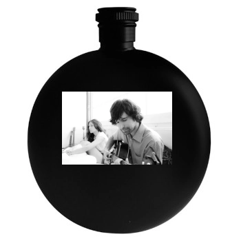 Scarlett Johansson Round Flask