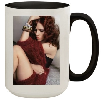 Scarlett Johansson 15oz Colored Inner & Handle Mug