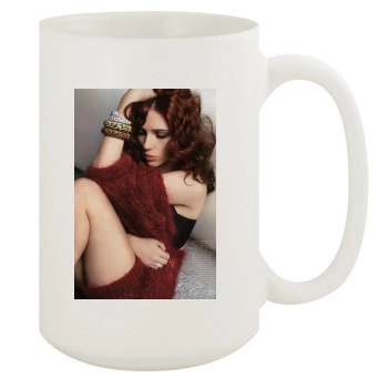 Scarlett Johansson 15oz White Mug