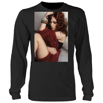 Scarlett Johansson Men's Heavy Long Sleeve TShirt