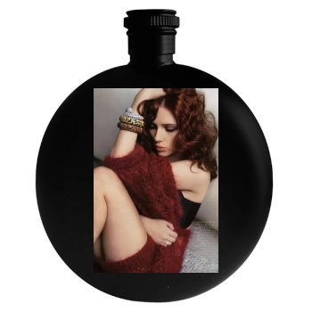 Scarlett Johansson Round Flask