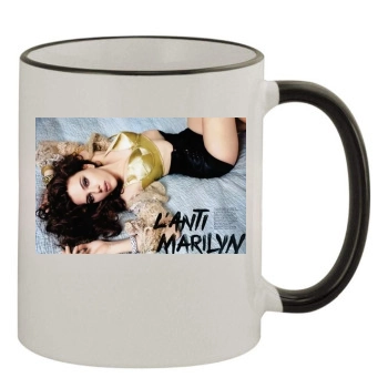 Scarlett Johansson 11oz Colored Rim & Handle Mug