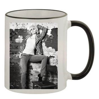 Scarlett Johansson 11oz Colored Rim & Handle Mug