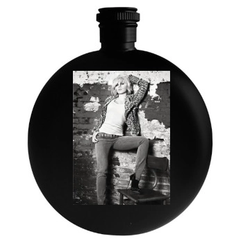 Scarlett Johansson Round Flask