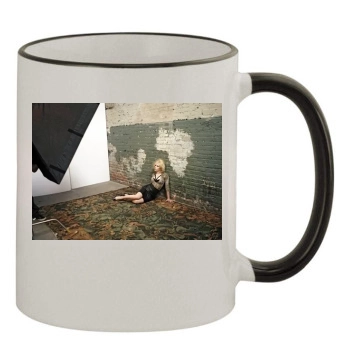 Scarlett Johansson 11oz Colored Rim & Handle Mug