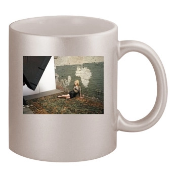 Scarlett Johansson 11oz Metallic Silver Mug