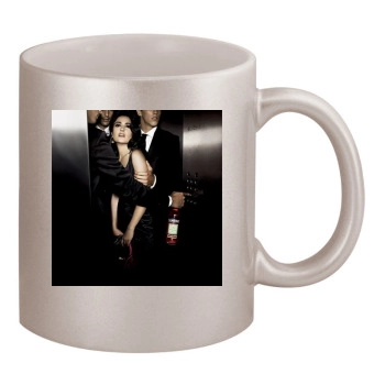 Salma Hayek 11oz Metallic Silver Mug