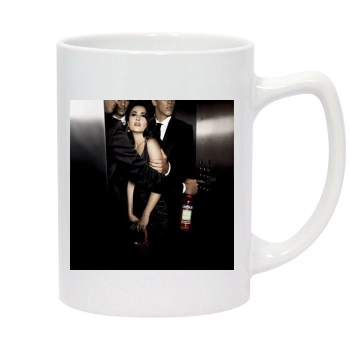 Salma Hayek 14oz White Statesman Mug