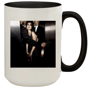 Salma Hayek 15oz Colored Inner & Handle Mug