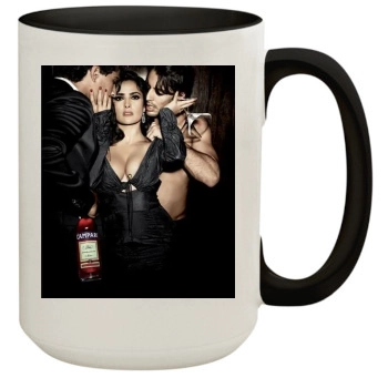 Salma Hayek 15oz Colored Inner & Handle Mug