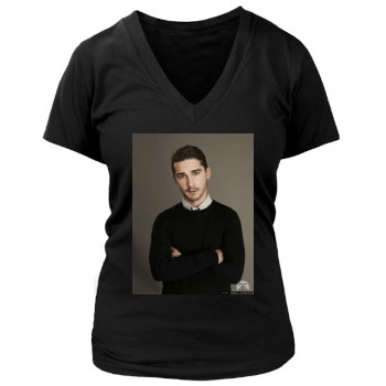 Shia LaBeouf Women's Deep V-Neck TShirt