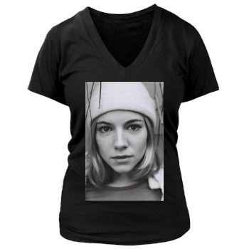 Sienna Miller Women's Deep V-Neck TShirt