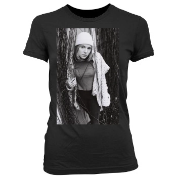 Sienna Miller Women's Junior Cut Crewneck T-Shirt