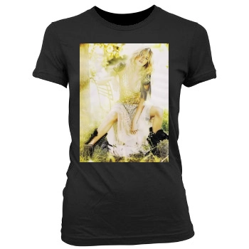 Sienna Miller Women's Junior Cut Crewneck T-Shirt