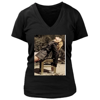 Sienna Miller Women's Deep V-Neck TShirt