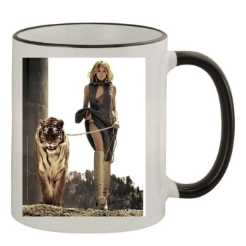 Sienna Miller 11oz Colored Rim & Handle Mug