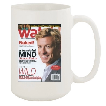 Simon Baker 15oz White Mug