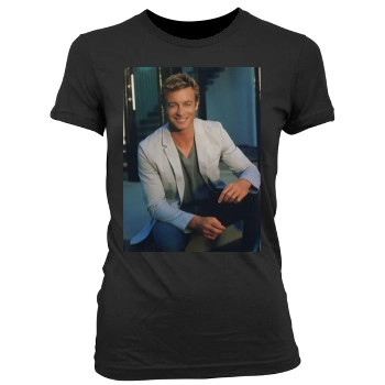 Simon Baker Women's Junior Cut Crewneck T-Shirt