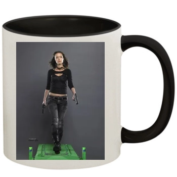 Summer Glau 11oz Colored Inner & Handle Mug