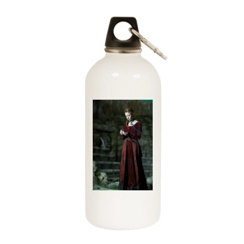 The Secret of Moonacre White Water Bottle With Carabiner