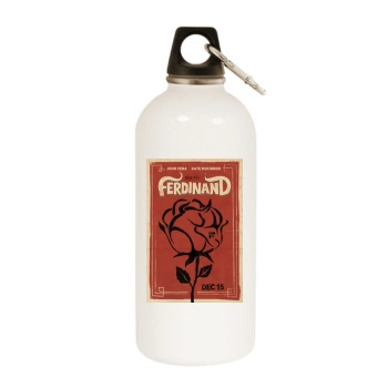 Ferdinand (2017) White Water Bottle With Carabiner