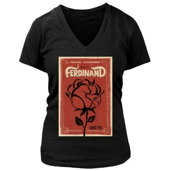 Ferdinand (2017) Women's Deep V-Neck TShirt