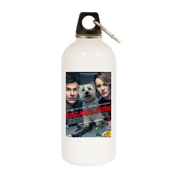 Game Night (2018) White Water Bottle With Carabiner