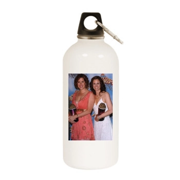 Ally Sheedy White Water Bottle With Carabiner