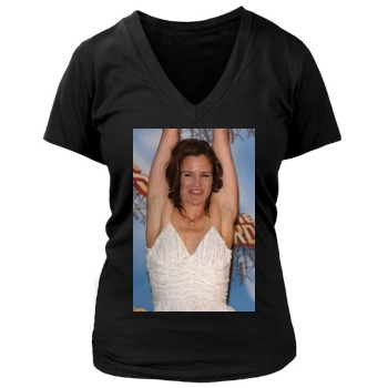 Ally Sheedy Women's Deep V-Neck TShirt