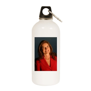 Assumpta Serna White Water Bottle With Carabiner