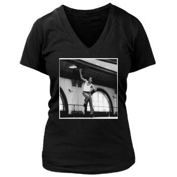 Gregory Hines Women's Deep V-Neck TShirt