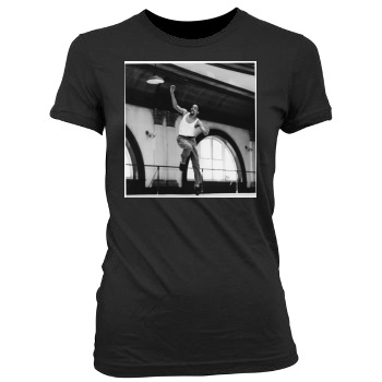 Gregory Hines Women's Junior Cut Crewneck T-Shirt