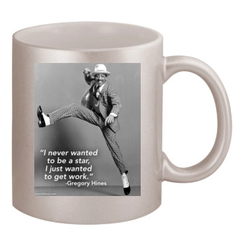 Gregory Hines 11oz Metallic Silver Mug